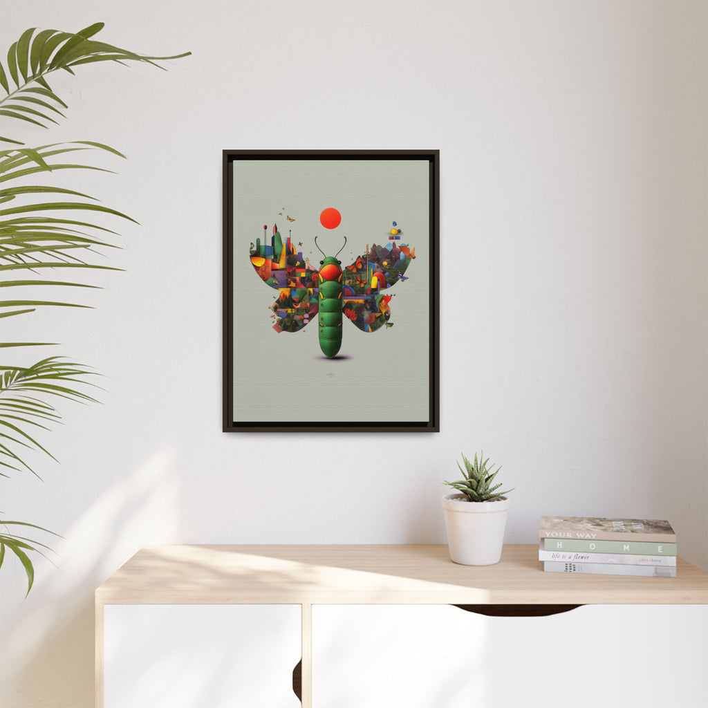 Metamorphosis of Geometry: Digital Nature Mosaic, Surreal Butterfly Landscape   |    Custom Orders Available