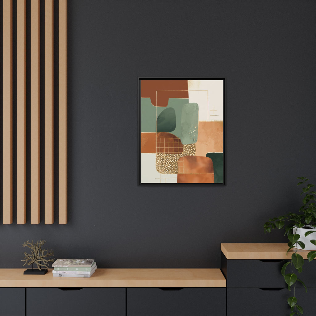 Geometric Harmony: Abstract Minimalist Art, Mid-Century Modern Design, Organic Shapes Composition   |   Custom Orders Accepted