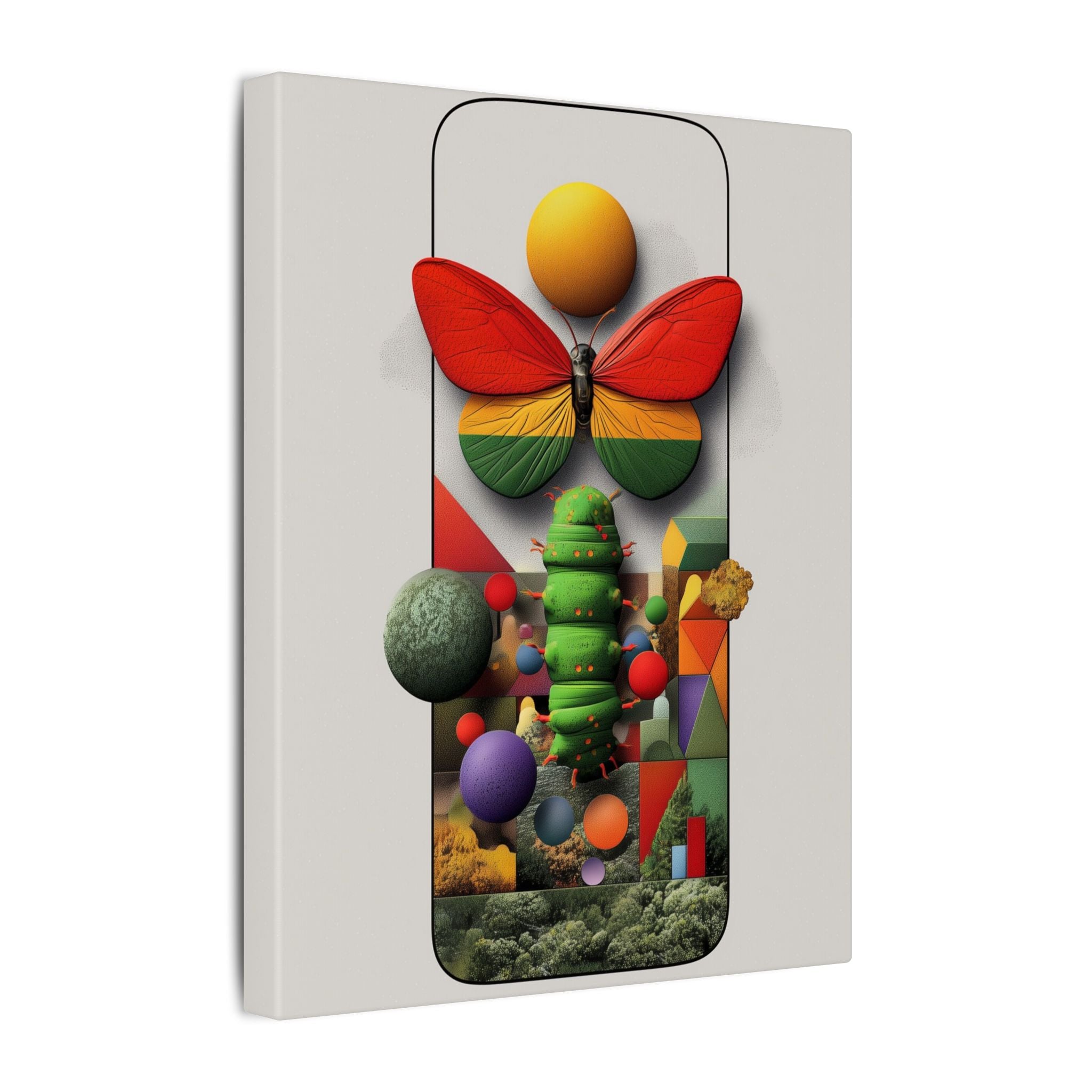 Digital Metamorphosis: Geometric Nature Remix, Surreal Smartphone Art Composition   |    Custom Orders Available