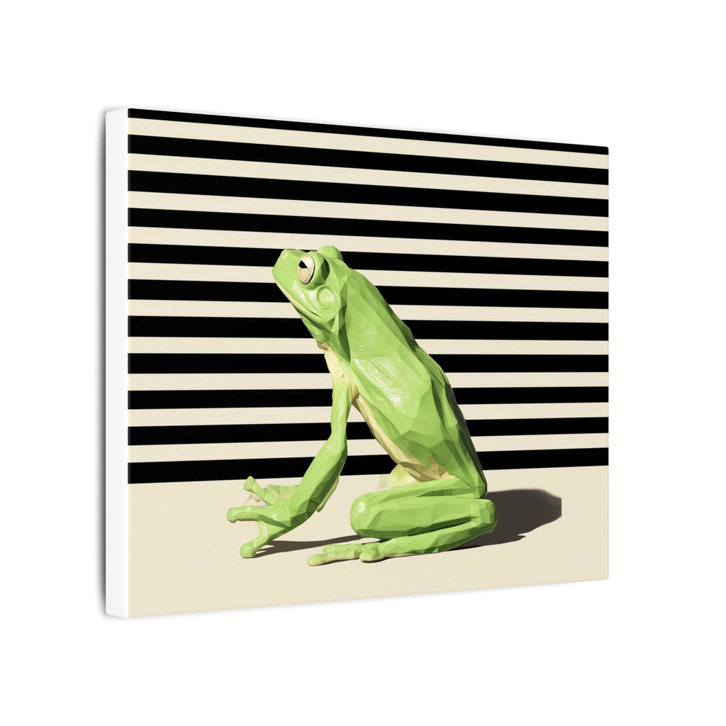 Geometric Frog: Low-Poly Wildlife Art, Modern Minimalist Design   |    Custom Orders Available