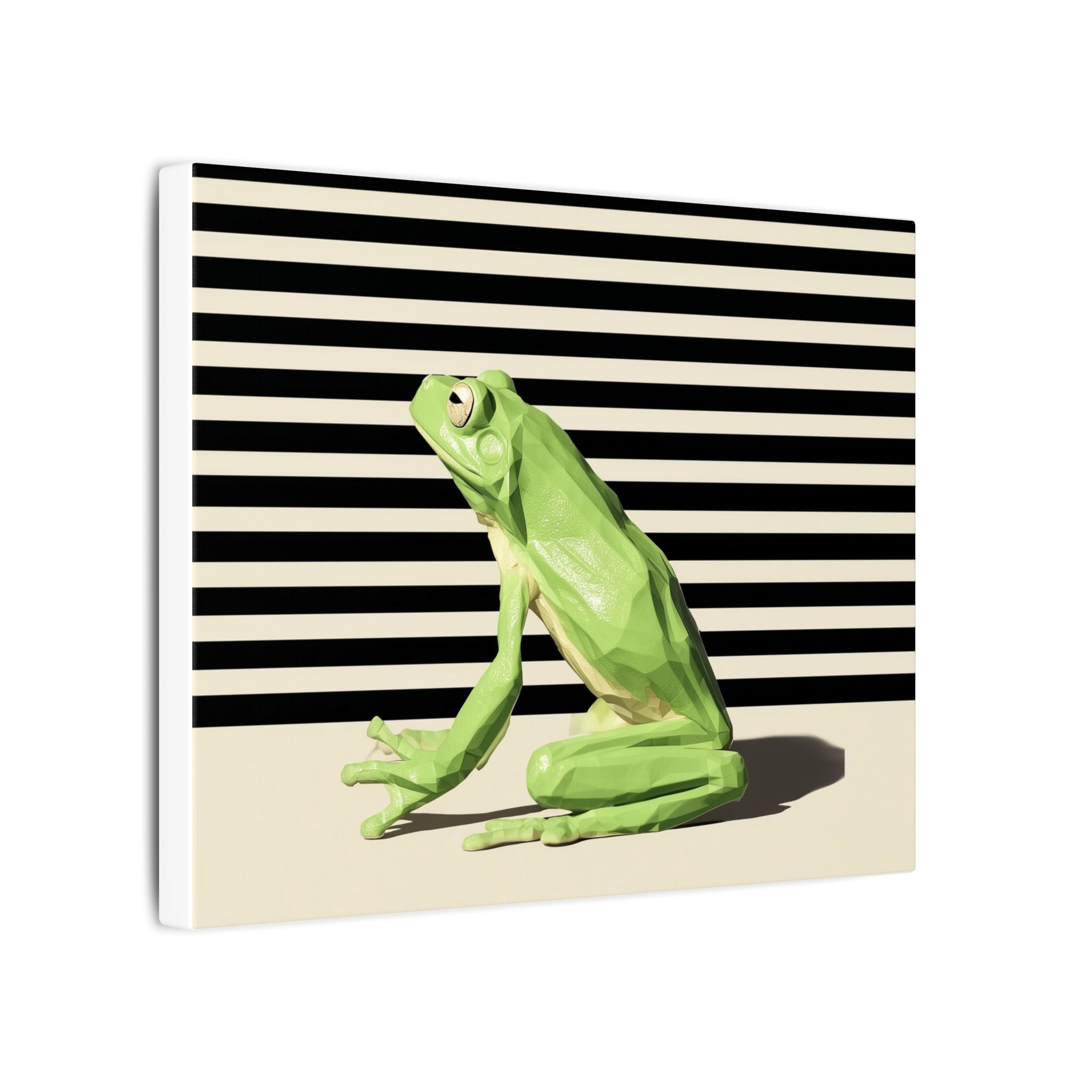 Geometric Frog: Low-Poly Wildlife Art, Modern Minimalist Design   |    Custom Orders Available