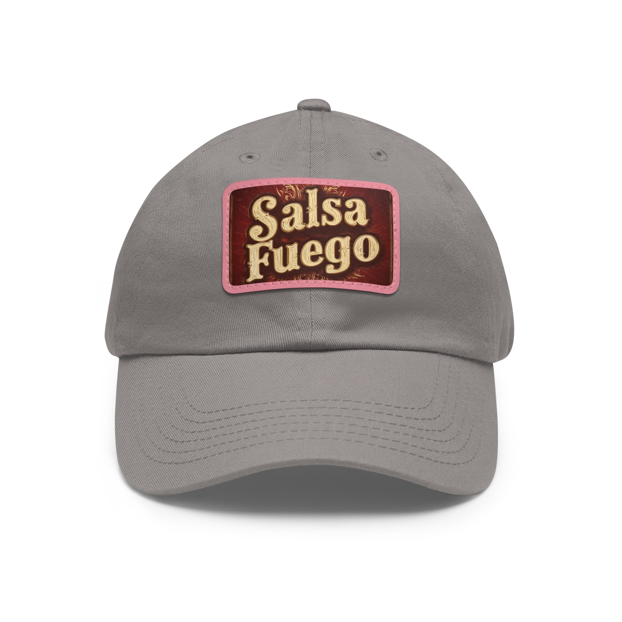 Salsa Fuego Dad Hat with Leather Patch (Rectangle)