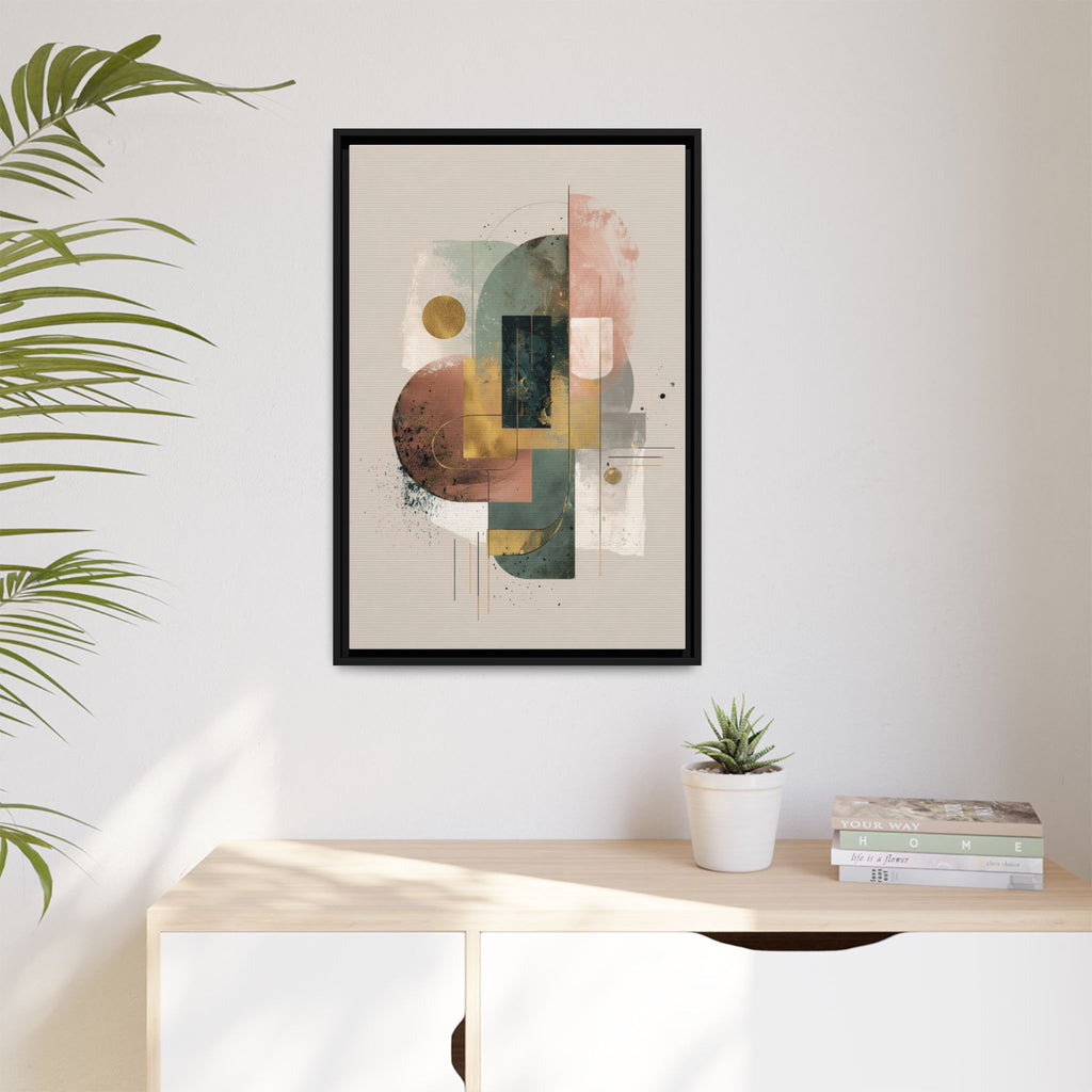 Organic Geometries: Fragmented Forms, Digital Abstract Composition, Layered Minimalist Art   |   Custom Orders Accepted