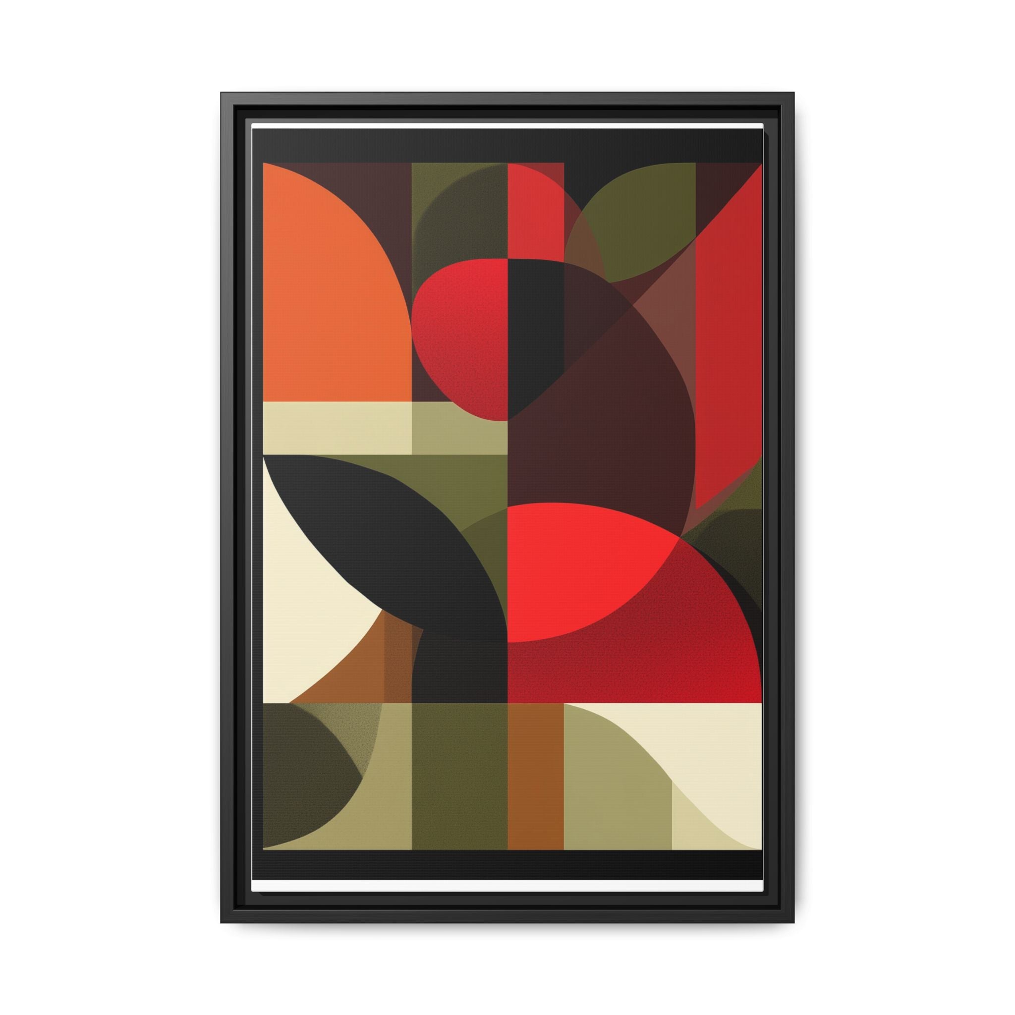 Geometric Fusion: Modern Abstract Composition, Cubist Color Blocks, Architectural Form Harmony   |   Custom Orders Accepted