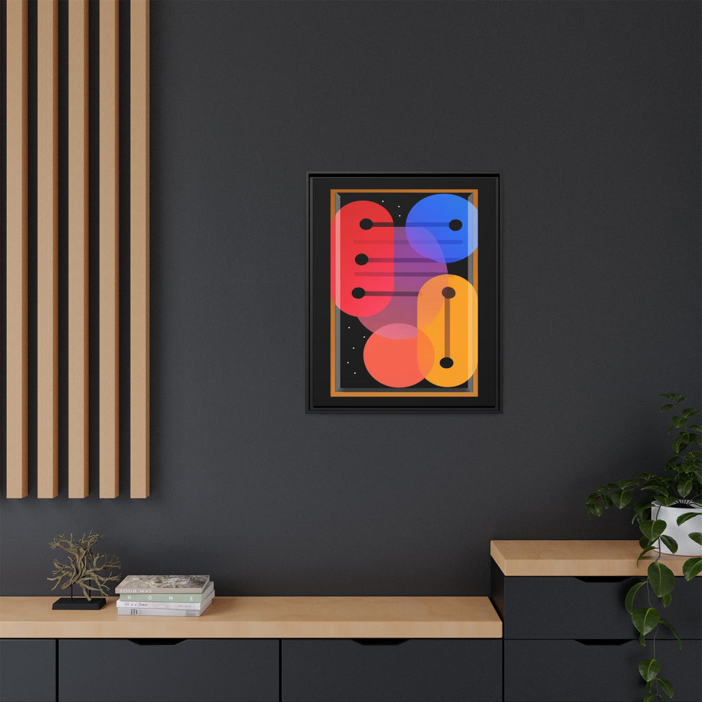 Celestial Geometry: Organic Shapes in Motion, Digital Abstract Composition, Vibrant Color Intersections   |   Custom Orders Accepted