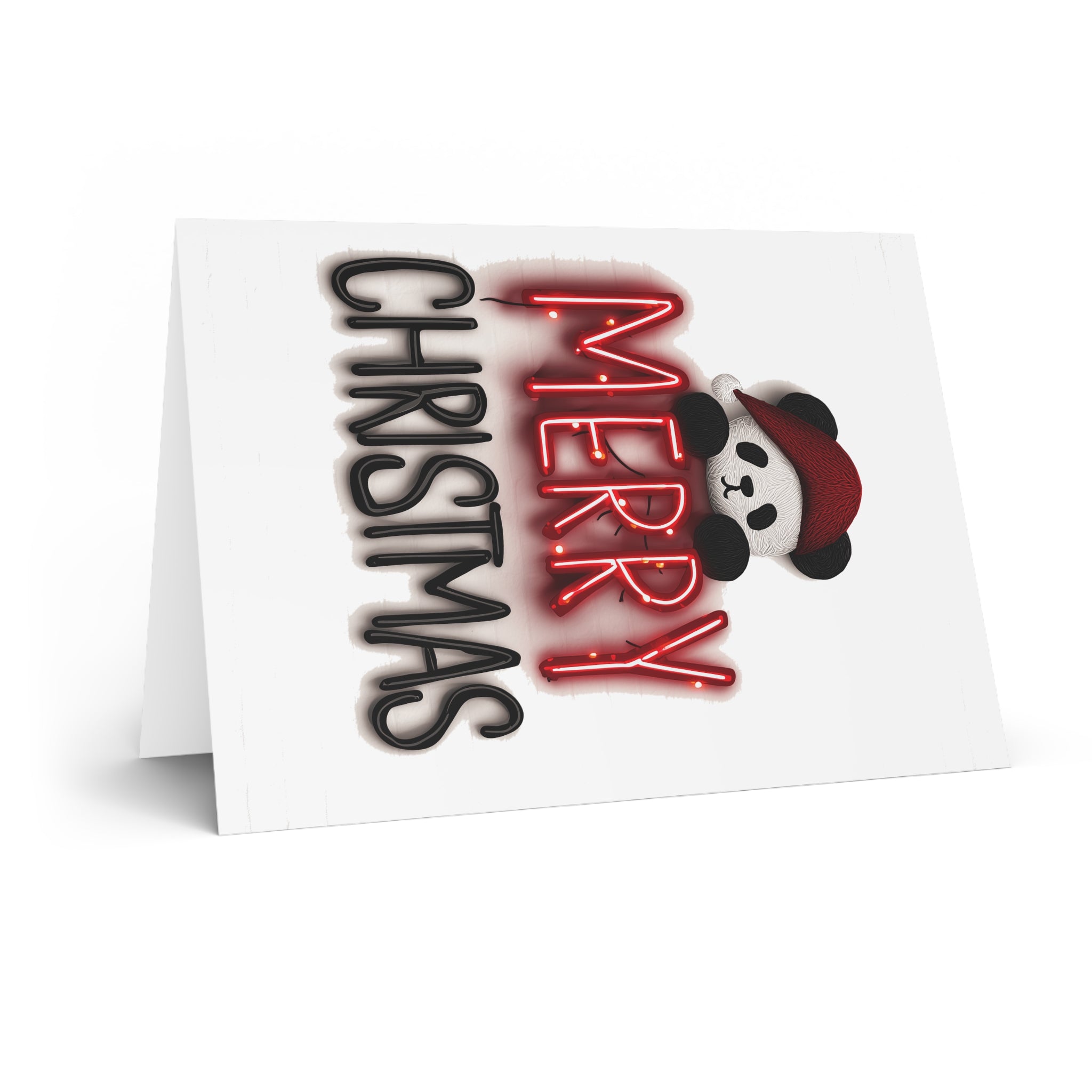 Holiday Cheer Digital Sketch: Festive Bear Illustration, Modern Christmas Graphic, Whimsical Seasonal Design | Custom Orders Accepted