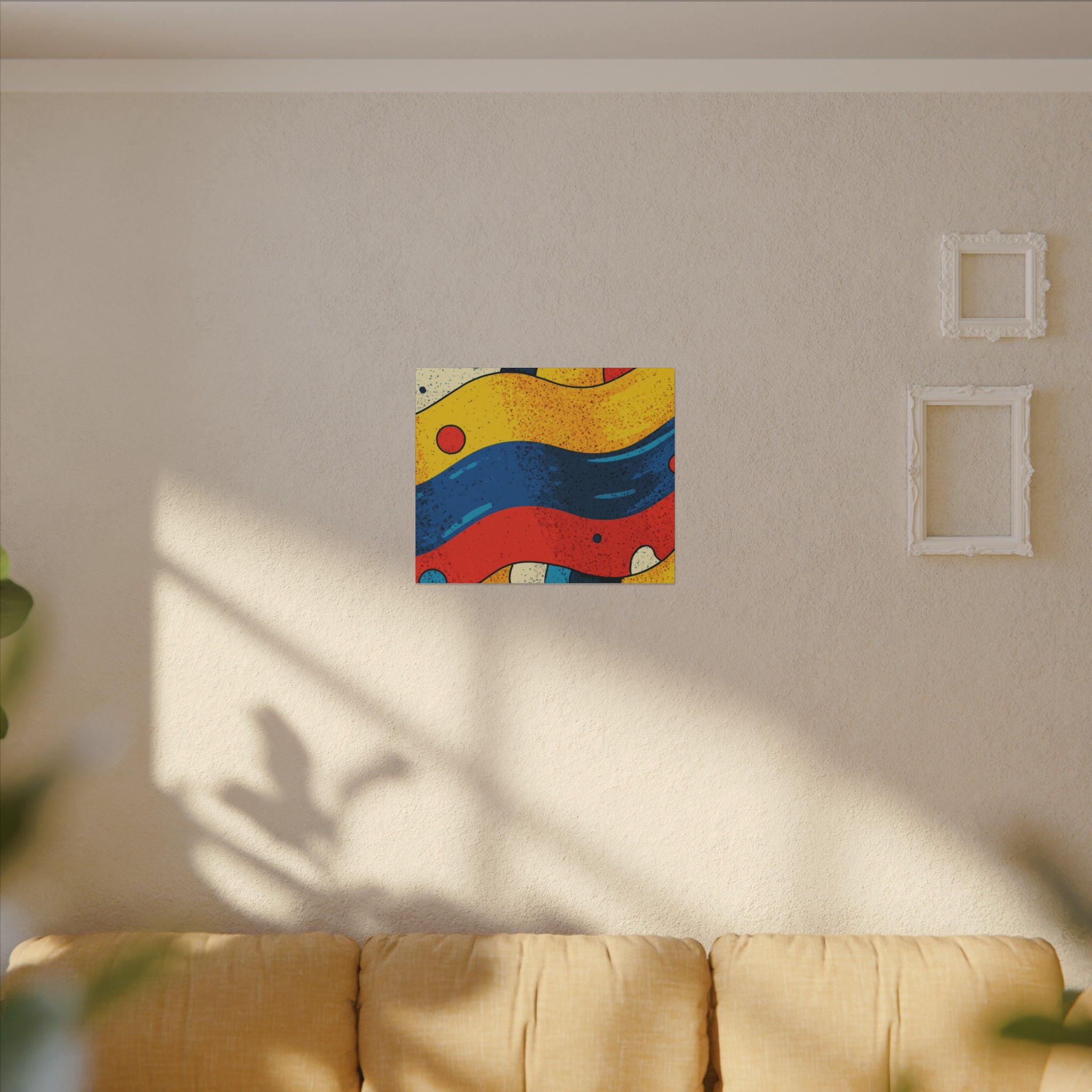 Fluid Dynamics: Retro Abstract Shapes, Mid-Century Modern Motion, Geometric Color Waves   |   Custom Orders Accepted