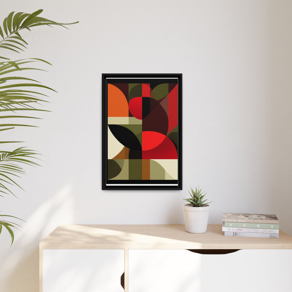 Geometric Fusion: Modern Abstract Composition, Cubist Color Blocks, Architectural Form Harmony   |   Custom Orders Accepted