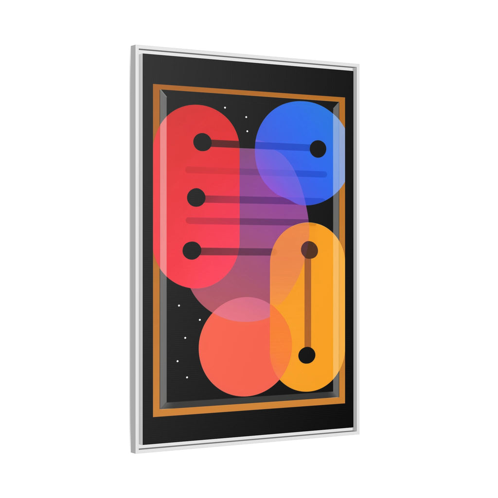 Celestial Geometry: Organic Shapes in Motion, Digital Abstract Composition, Vibrant Color Intersections   |   Custom Orders Accepted