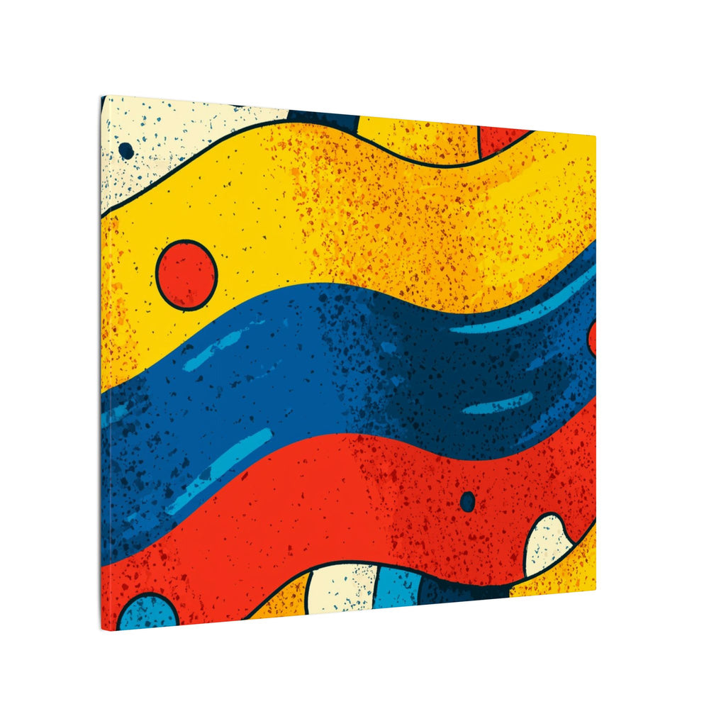 Fluid Dynamics: Retro Abstract Shapes, Mid-Century Modern Motion, Geometric Color Waves   |   Custom Orders Accepted