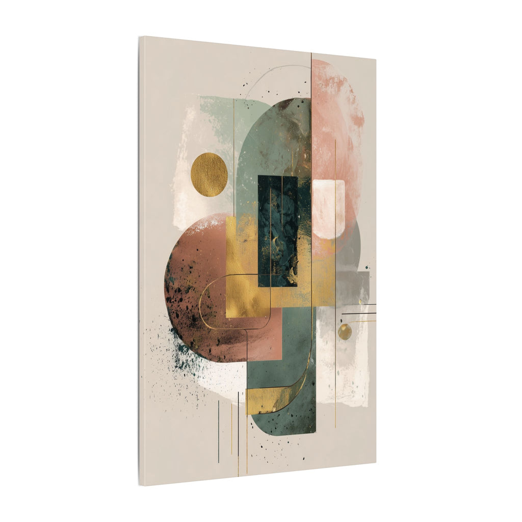 Geometric Harmony: Abstract Composition, Modernist Minimalism, Ethereal Design Layers   |   Custom Orders Accepted