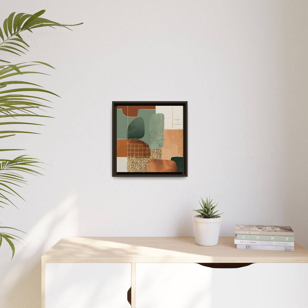 Geometric Harmony: Abstract Minimalist Art, Mid-Century Modern Design, Organic Shapes Composition   |   Custom Orders Accepted