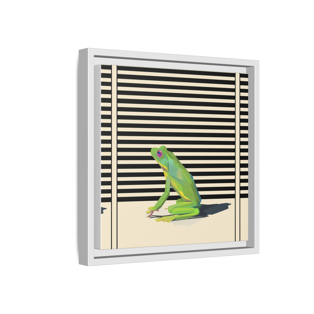 Geometric Frog Persona: Modern Wildlife Illustration, Vibrant Graphic Design   |  Personalized & Custom Orders Available