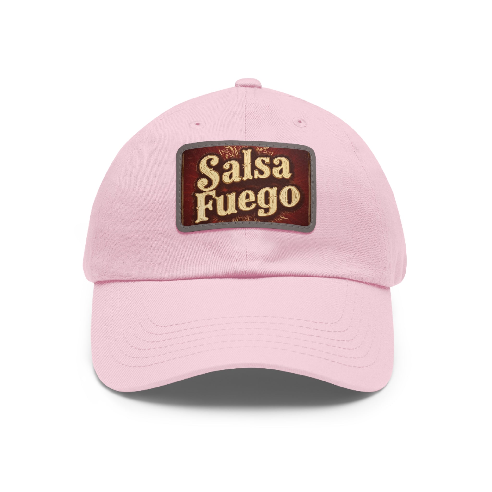 Salsa Fuego Dad Hat with Leather Patch (Rectangle)