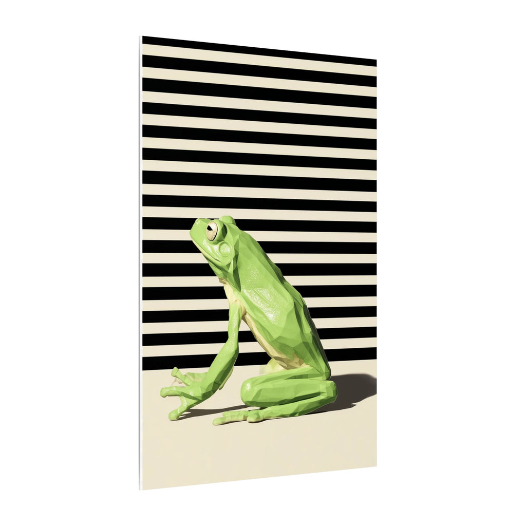 Geometric Frog: Low-Poly Wildlife Art, Modern Minimalist Design   |    Custom Orders Available