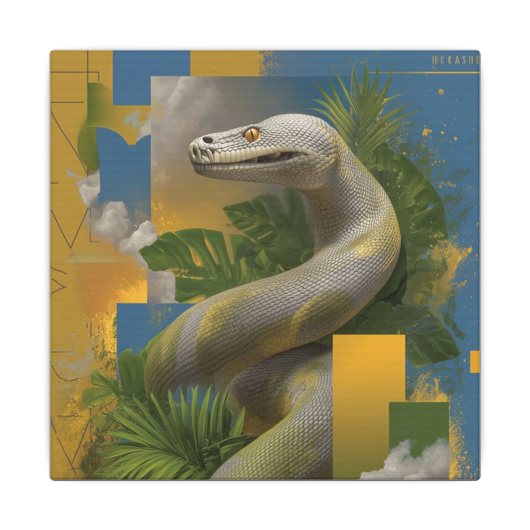 Serpent Geometry: Tropical Scales in Digital Art, Surreal Nature Composition   |    Custom Orders Available