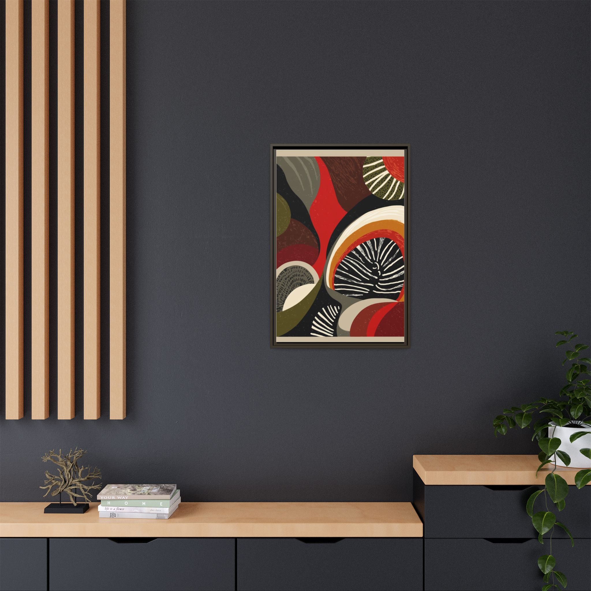 Geometric Rhythm: Abstract Composition, Mid-Century Modern Art, Radial Design Inspiration   |   Custom Orders Accepted
