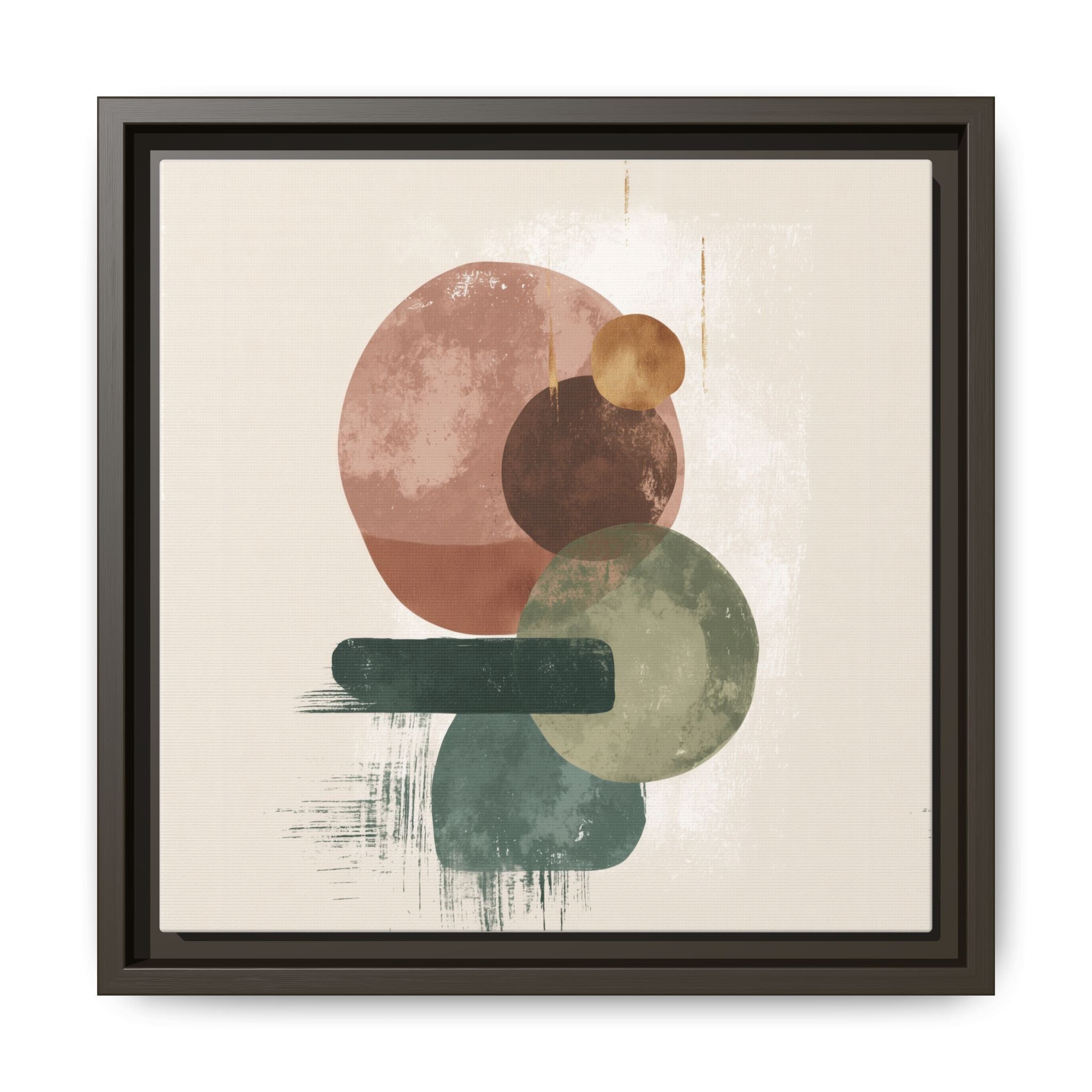 Organic Intersections: Watercolor Abstraction, Earth Tone Composition, Modern Minimalist Art   |   Custom Orders Accepted