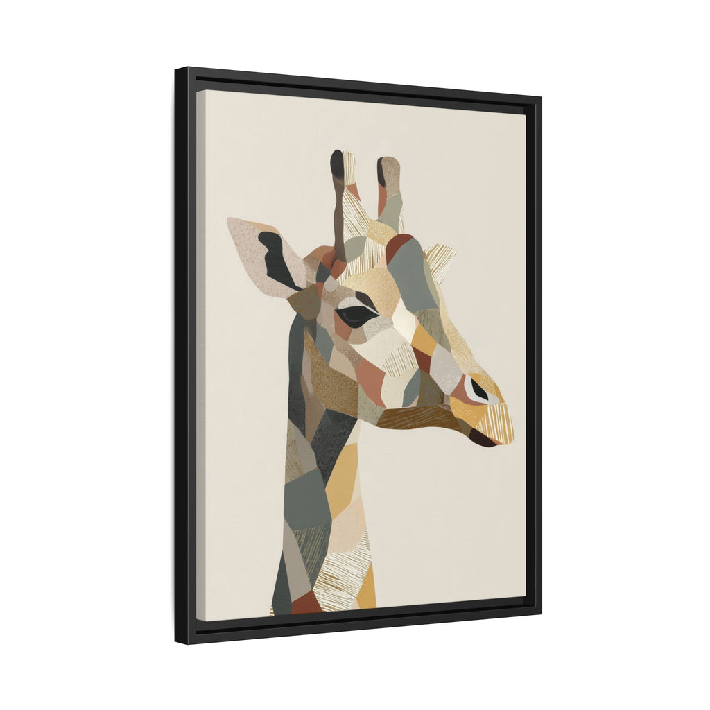 Geometric Giraffe: Cubist Wildlife Abstraction, Polygon Animal Portrait   |  Personalized & Custom Orders Available
