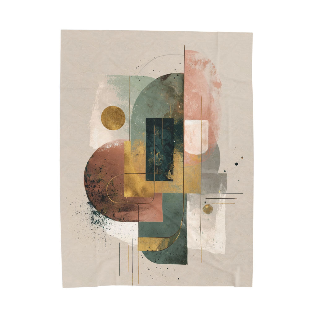 Ethereal Geometries: Pastel Minimalism, Mid-Century Modern Abstract   |    Custom Orders Available