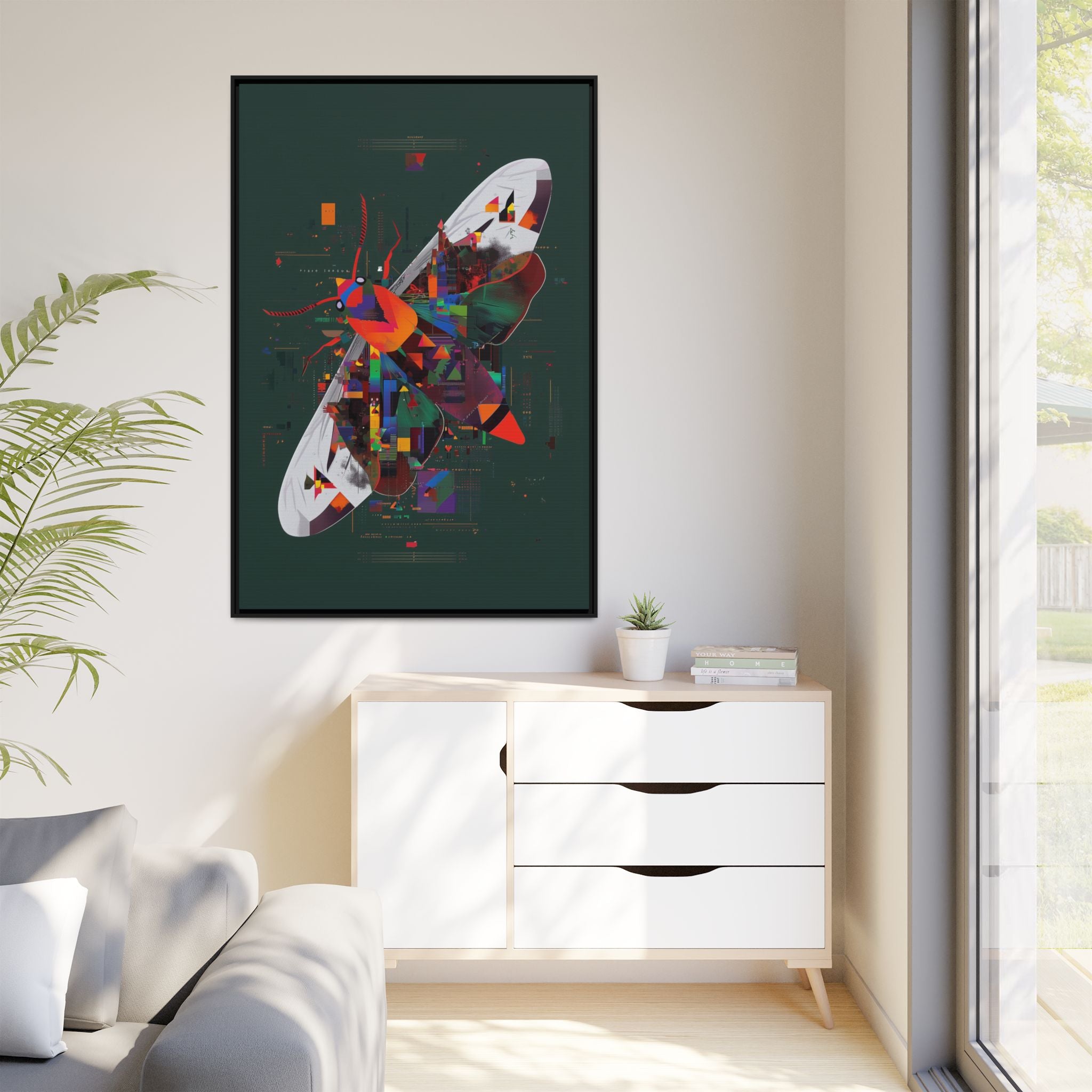 Geometric Metamorphosis: Digital Butterfly Design, Tech-Organic Art Visualization   |    Custom Orders Available