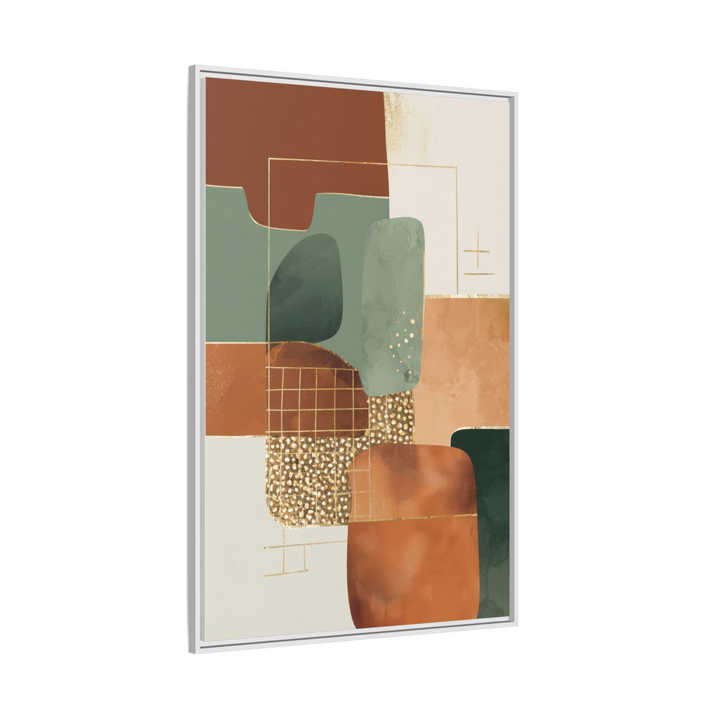 Geometric Harmony: Abstract Minimalist Art, Mid-Century Modern Design, Organic Shapes Composition   |   Custom Orders Accepted