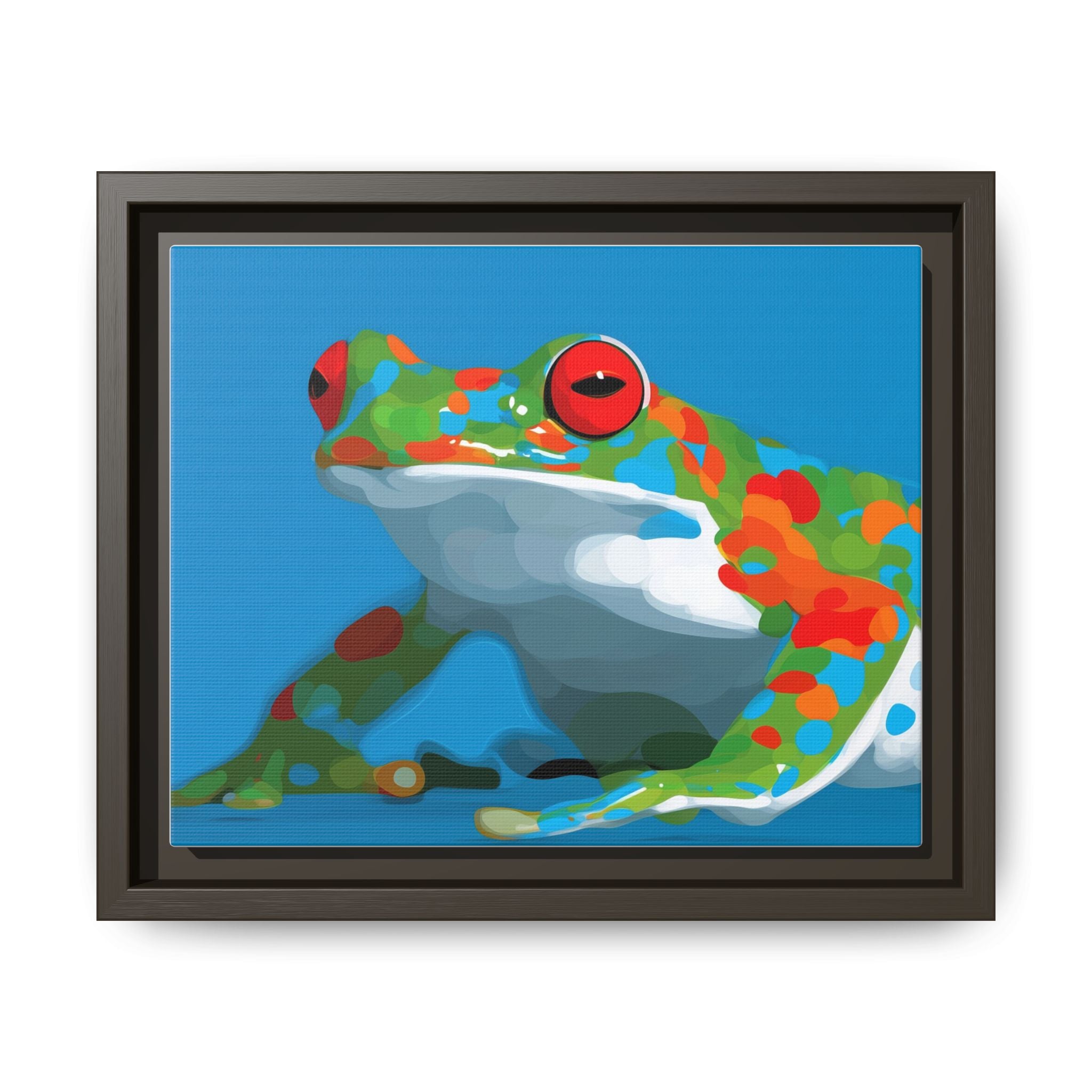 Mosaic Frog: Geometric Wildlife Art, Colorful Amphibian Print   |    Custom Orders Available