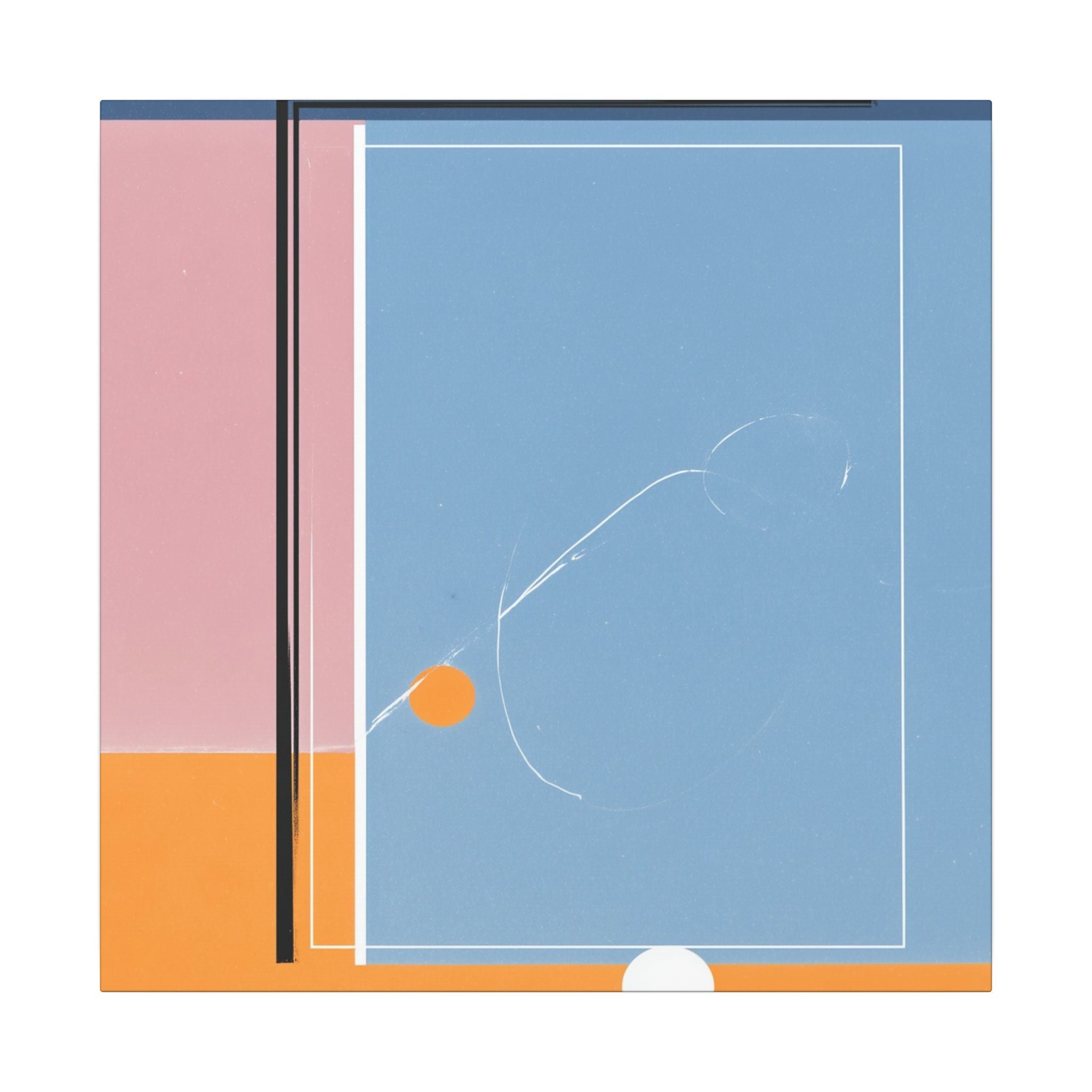 Geometric Harmony: Abstract Minimalist Composition, Modernist Color Fields, Constructivist Design Principles   |   Custom Orders Accepted