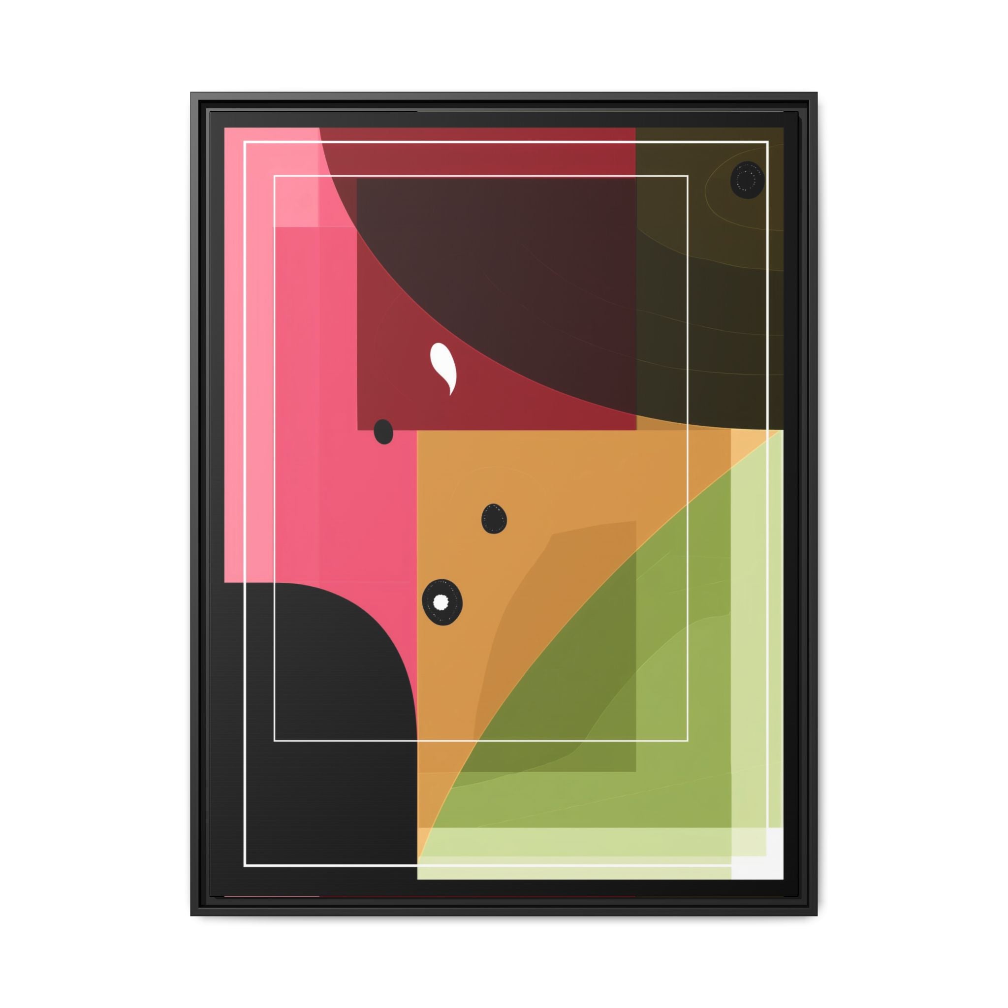 Geometric Convergence: Abstract Modernist Composition, Constructivist Color Blocking, Layered Geometric Design   |   Custom Orders Accepted