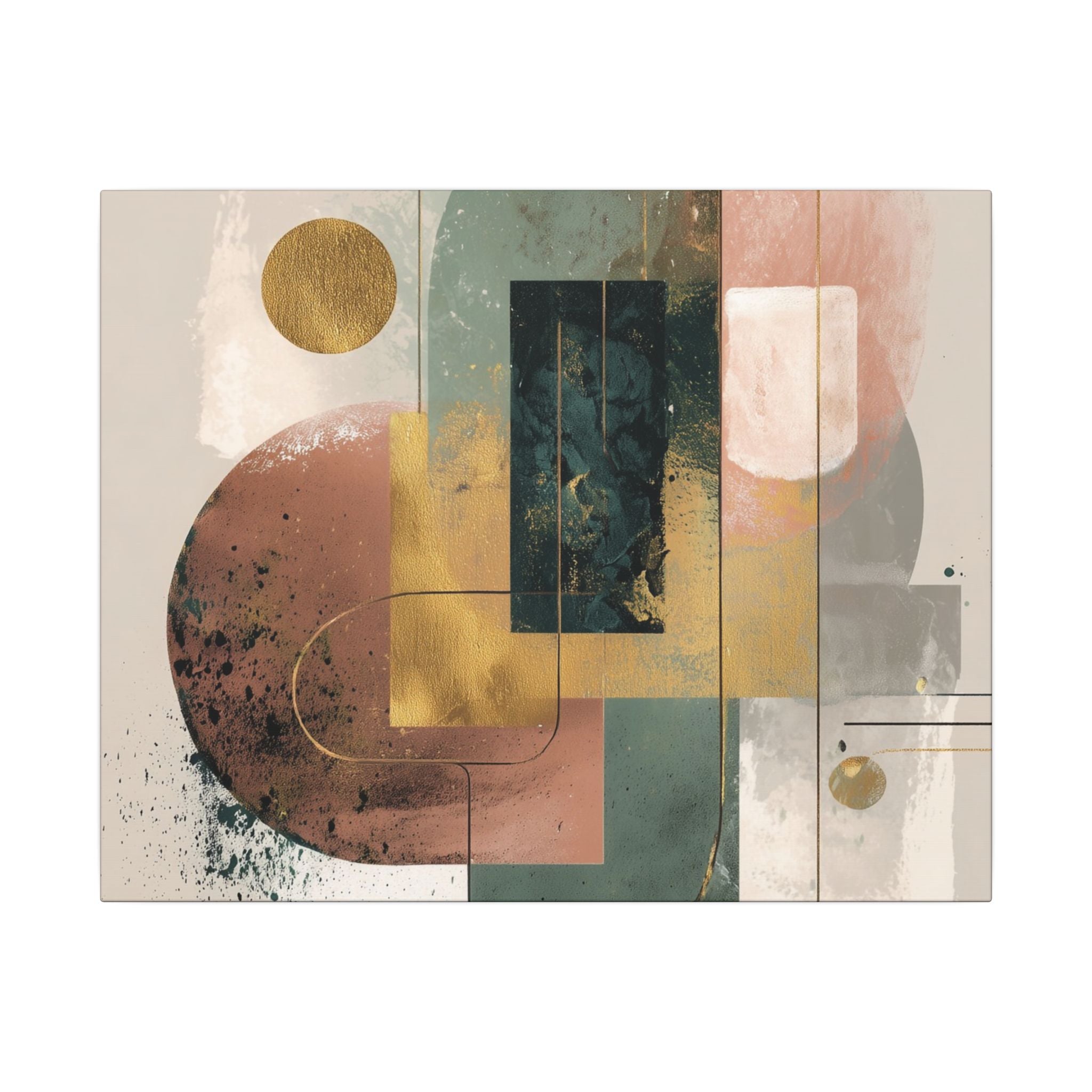 Geometric Harmony: Abstract Composition, Modernist Minimalism, Ethereal Design Layers   |   Custom Orders Accepted