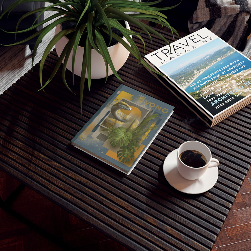 Personalized  Serpent Themed Journal : Tropical Vono Graphic Design, Modern Wildlife Illustration Personalized Journal   |