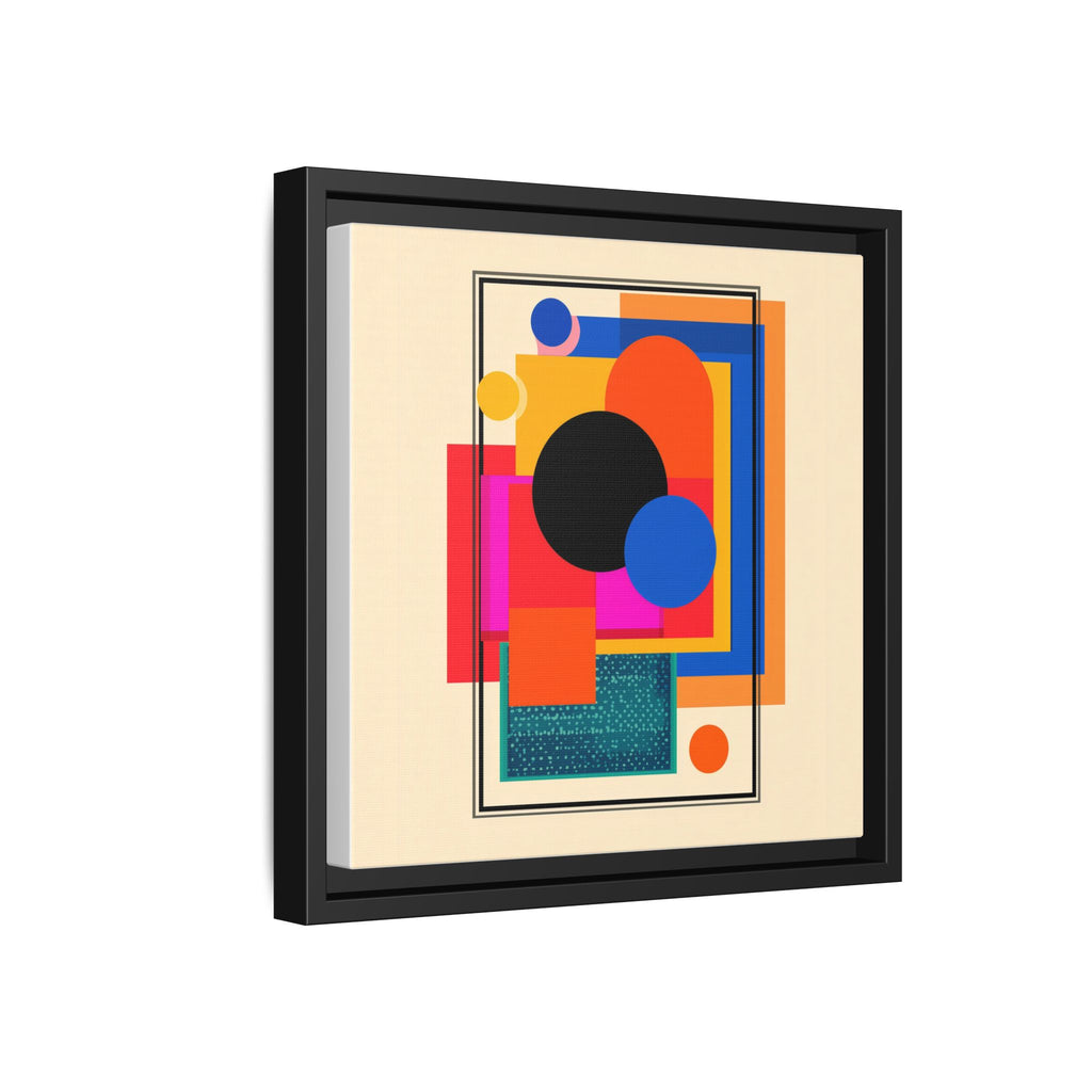 Geometric Harmony: Abstract Color Blocks, Mid-Century Modern Design, Minimalist Art Composition   |   Custom Orders Accepted