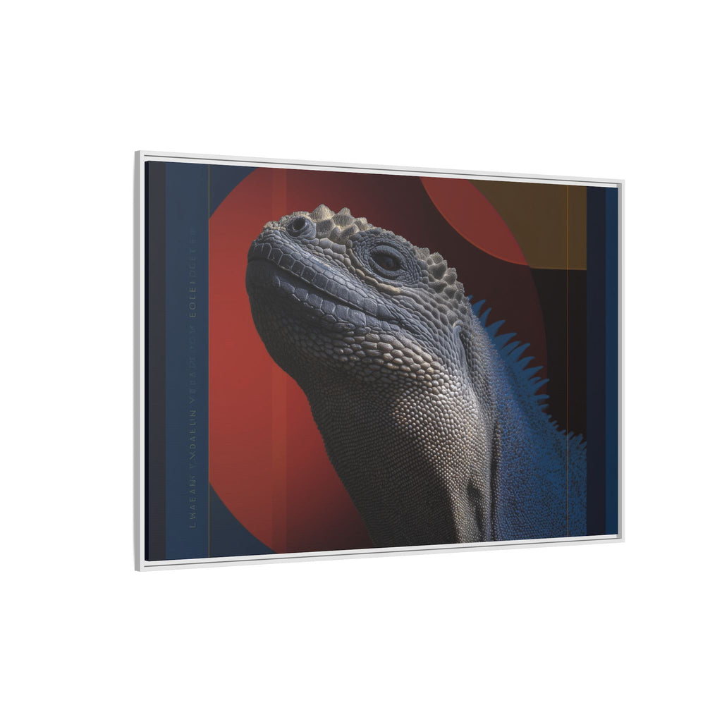 Scales of Antiquity: Prehistoric Reptilian Portrait, Abstract Geometric Composition   |    Custom Orders Available