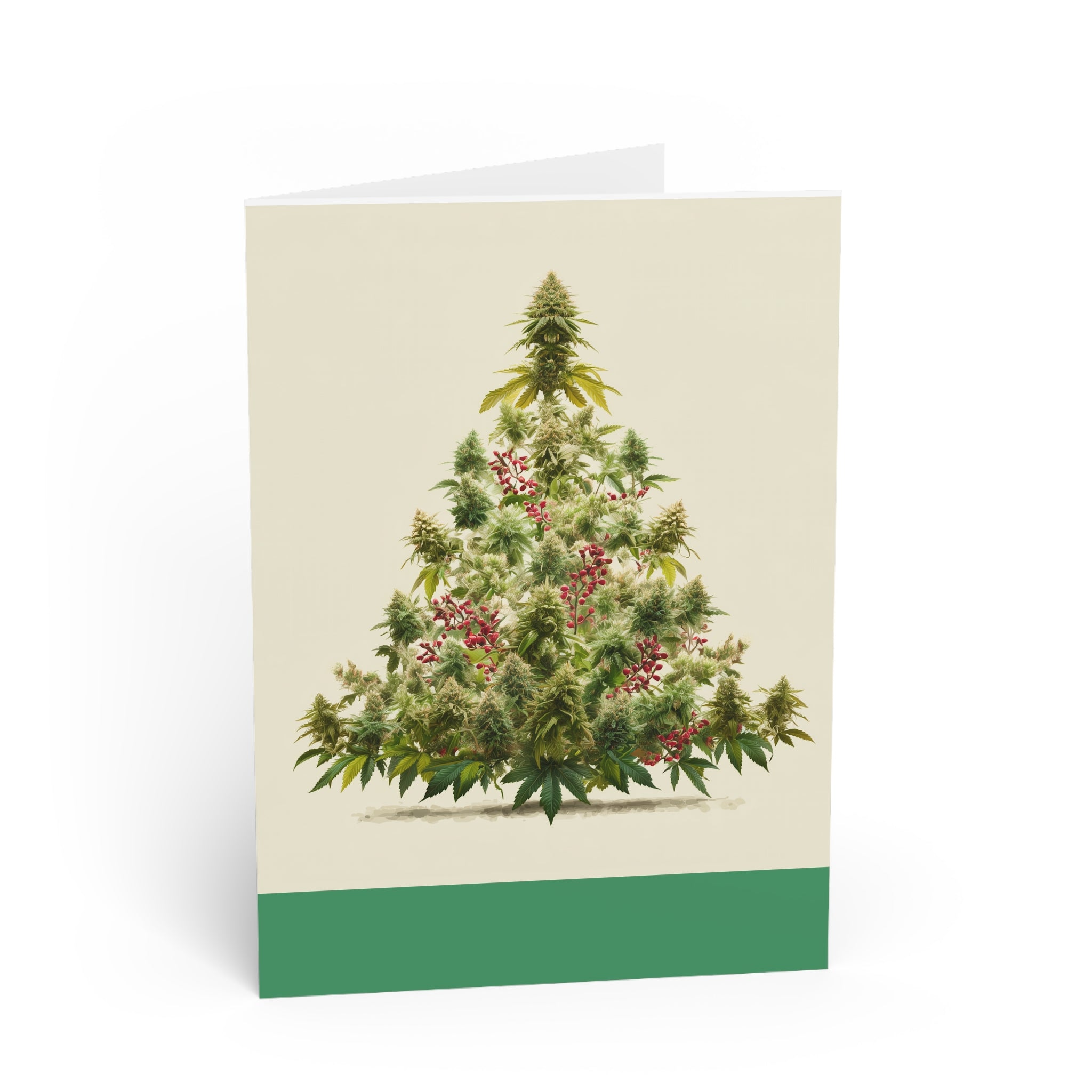 Whimsical Marijuana Holiday Greeting Cards | Unique Eco-Friendly Cards | Perfect for Birthdays, Christmas & More