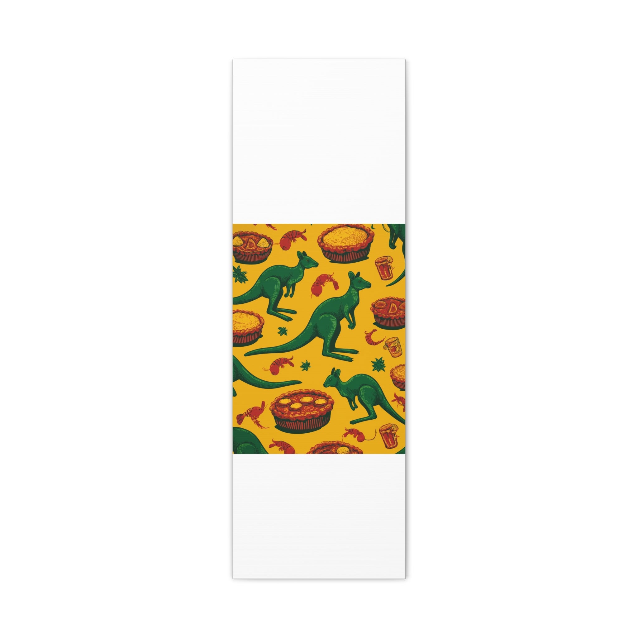 Kangaroo Canvas Wall Art, Vibrant Animal Decor, Unique Gift for Nature Lovers, Fun Kitchen Wall Hanging, Australian Themed Art