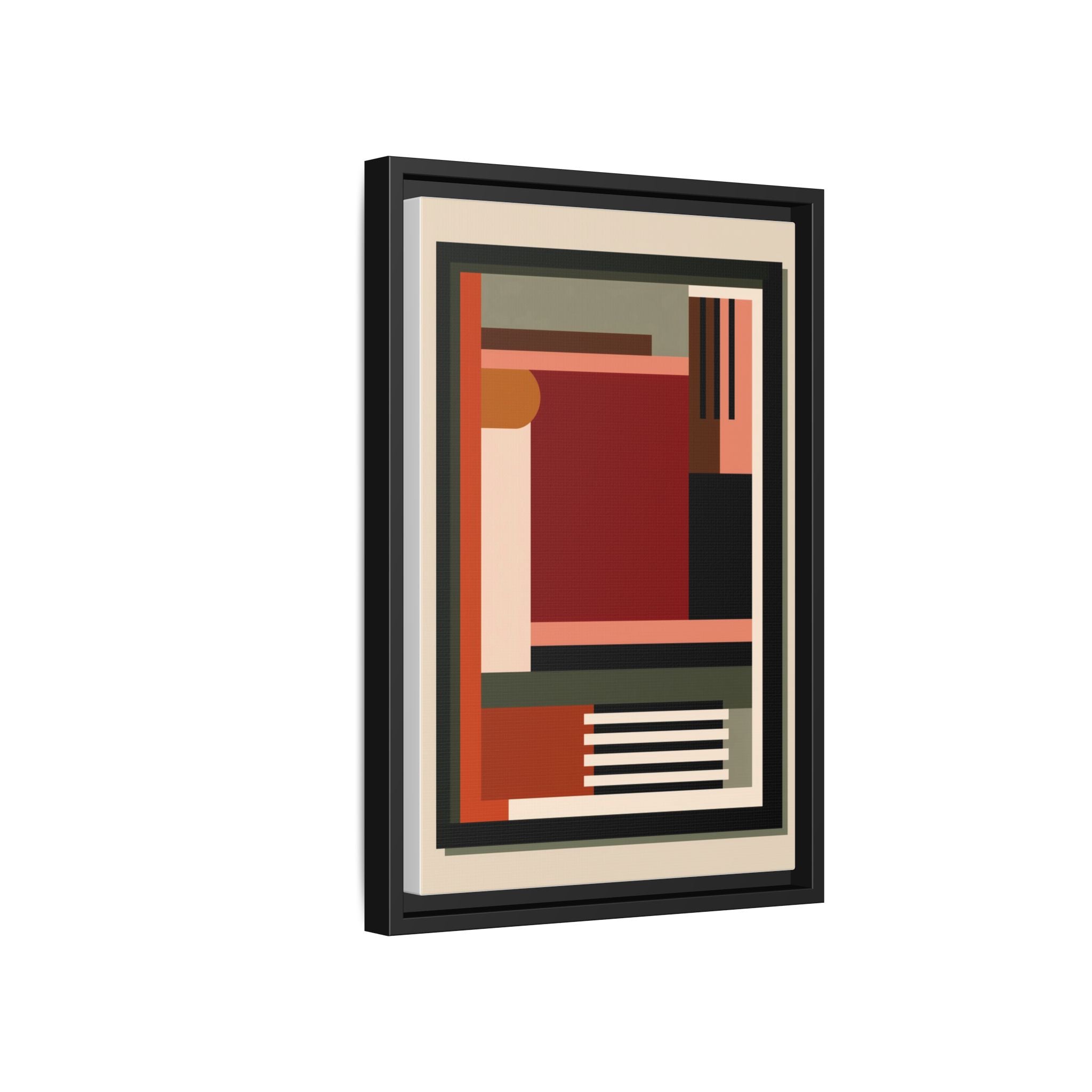 Architectural Geometries: Modern Abstract Composition, Bauhaus-Inspired Design, Geometric Color Blocking   |   Custom Orders Accepted