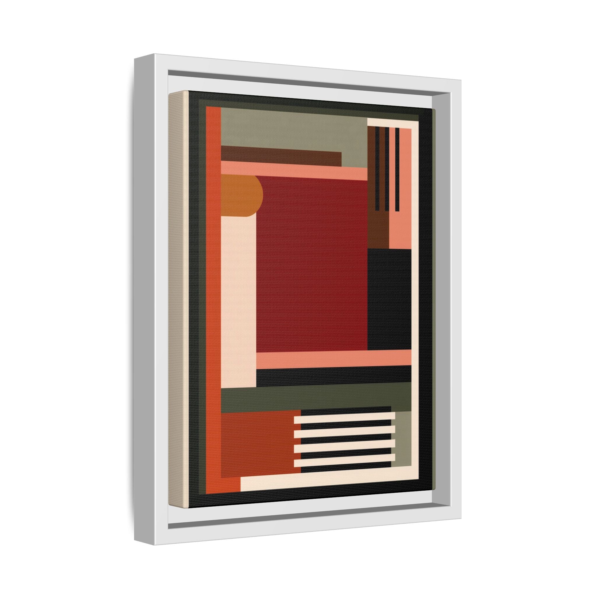 Architectural Geometries: Modern Abstract Composition, Bauhaus-Inspired Design, Geometric Color Blocking   |   Custom Orders Accepted