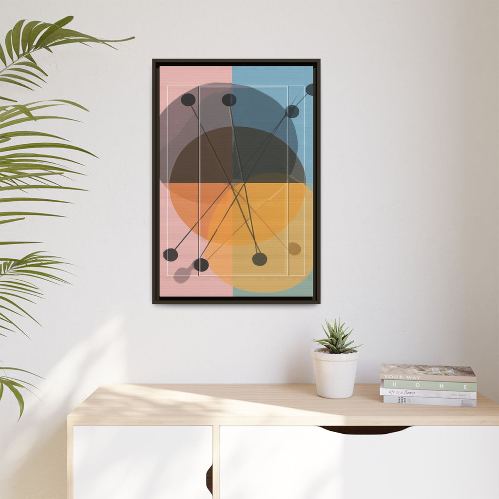 Geometric Intersections: Pastel Quadrants, Mid-Century Minimalism, Network Nodes   |   Custom Orders Accepted