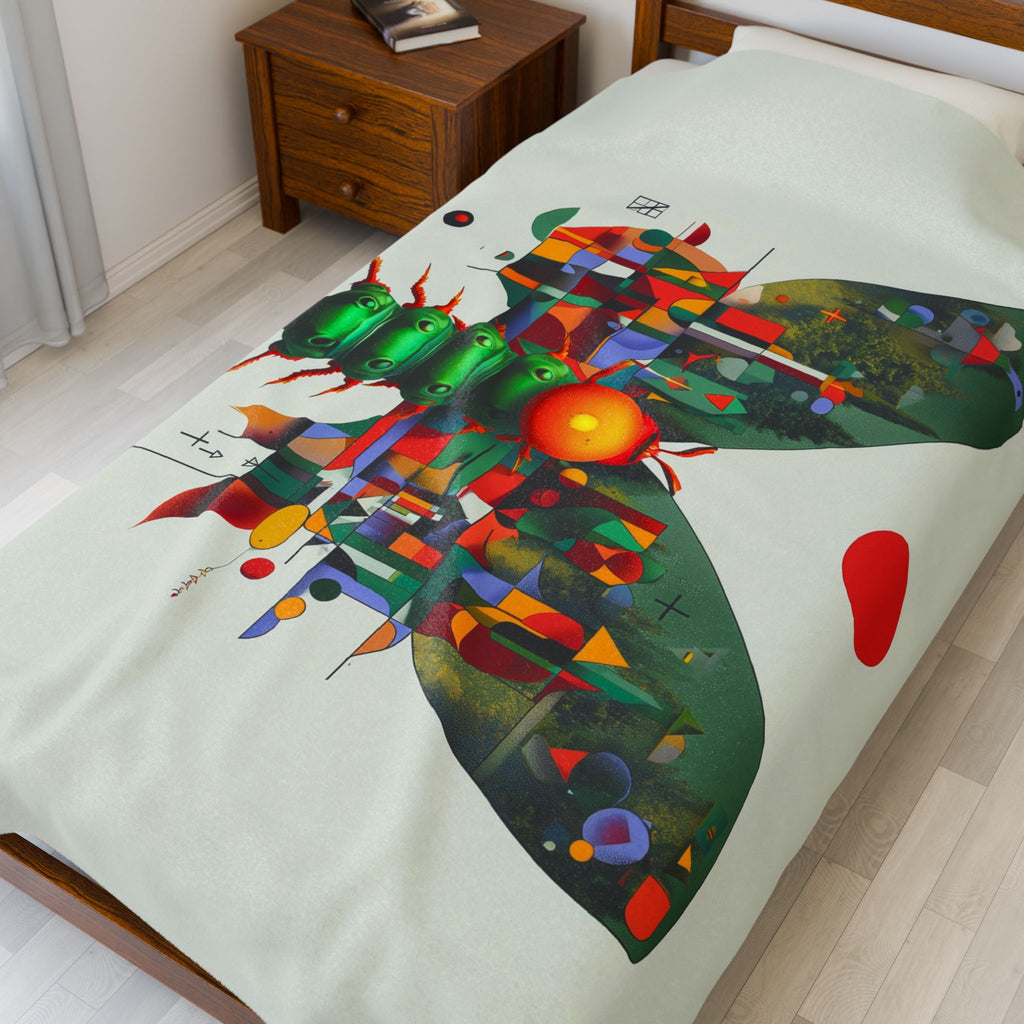 Geometric Butterfly Metamorphosis: Digital Cubist Nature Art, Architectural Insect Composition   |    Custom Orders Available