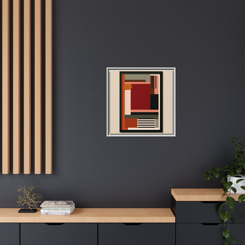 Architectural Geometries: Modern Abstract Composition, Bauhaus-Inspired Design, Geometric Color Blocking   |   Custom Orders Accepted