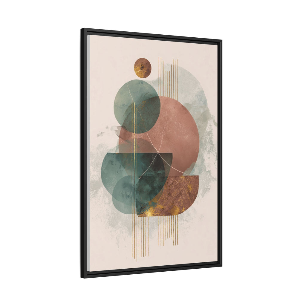 Translucent Geometries: Abstract Circles, Mid-Century Minimalism, Watercolor Layers   |   Custom Orders Accepted