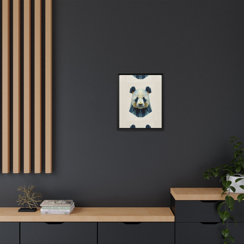 Geometric Panda Prism: Low-Poly Digital Wildlife Art, Minimalist Triangular Design   |  Personalized & Custom Orders Available