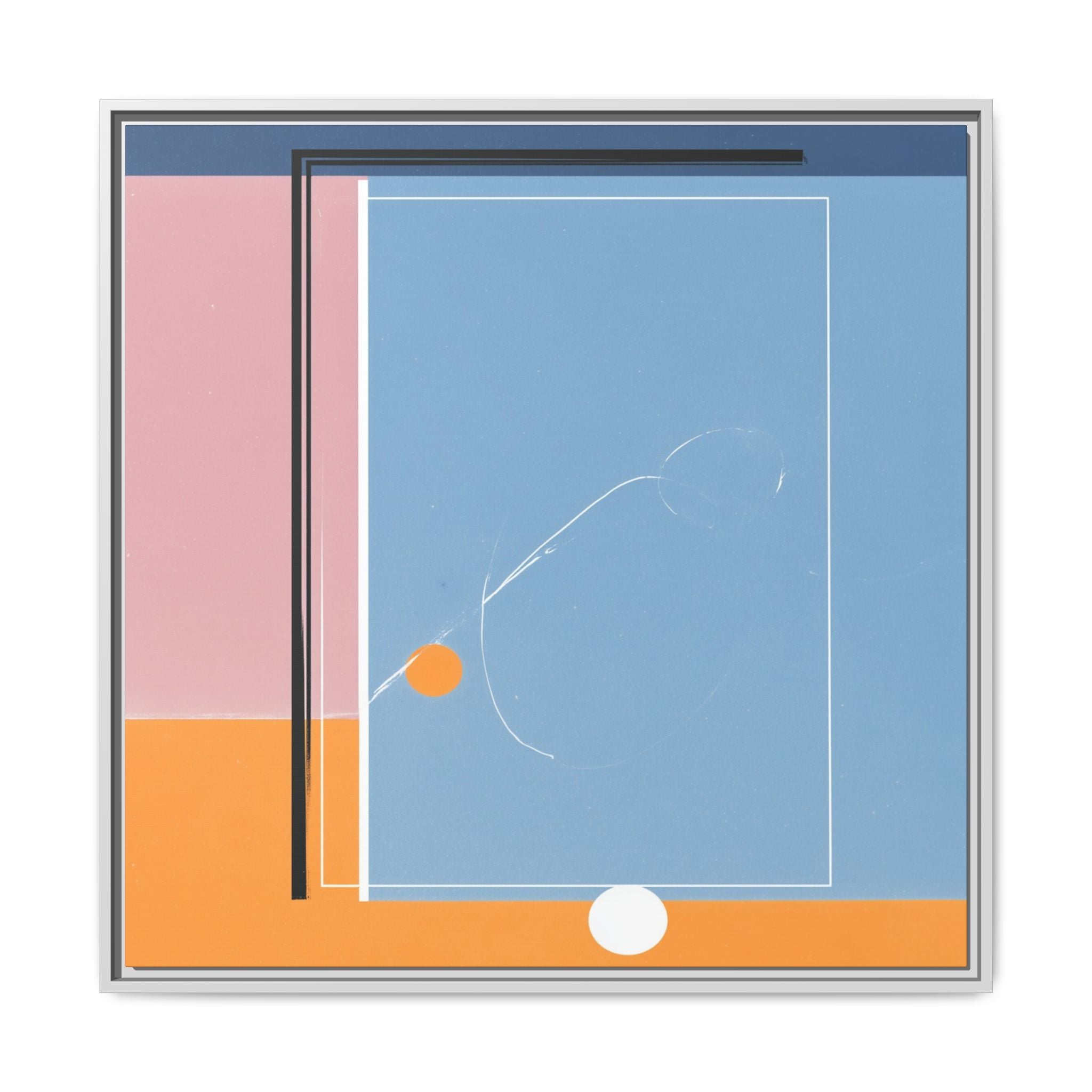 Geometric Layered Abstraction: Modernist Color Planes, Constructivist Design, Minimalist Composition   |   Custom Orders Accepted