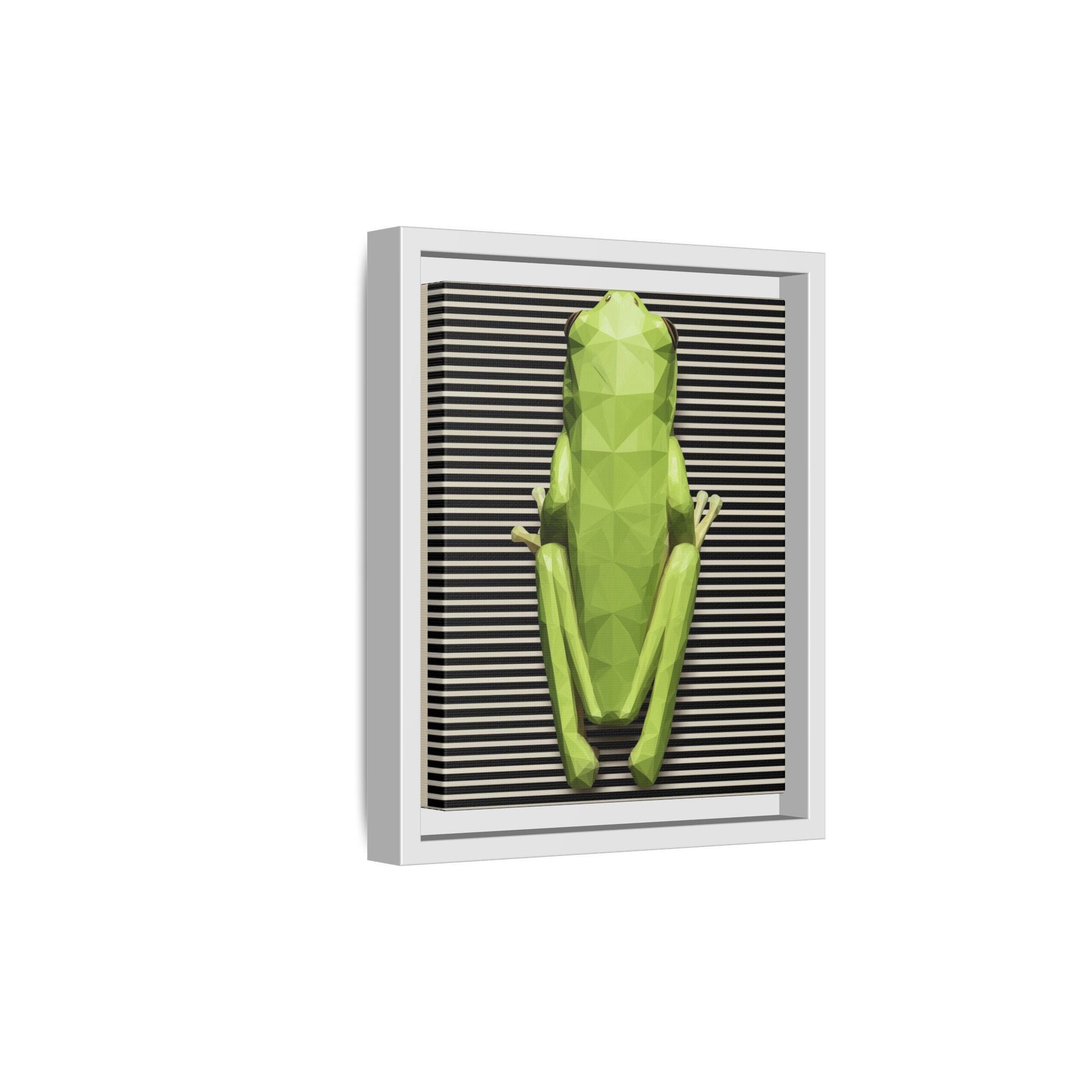 Geometric Amphibian: Low-Poly Frog Design, Digital Art Minimalism   |  Personalized & Custom Orders Available