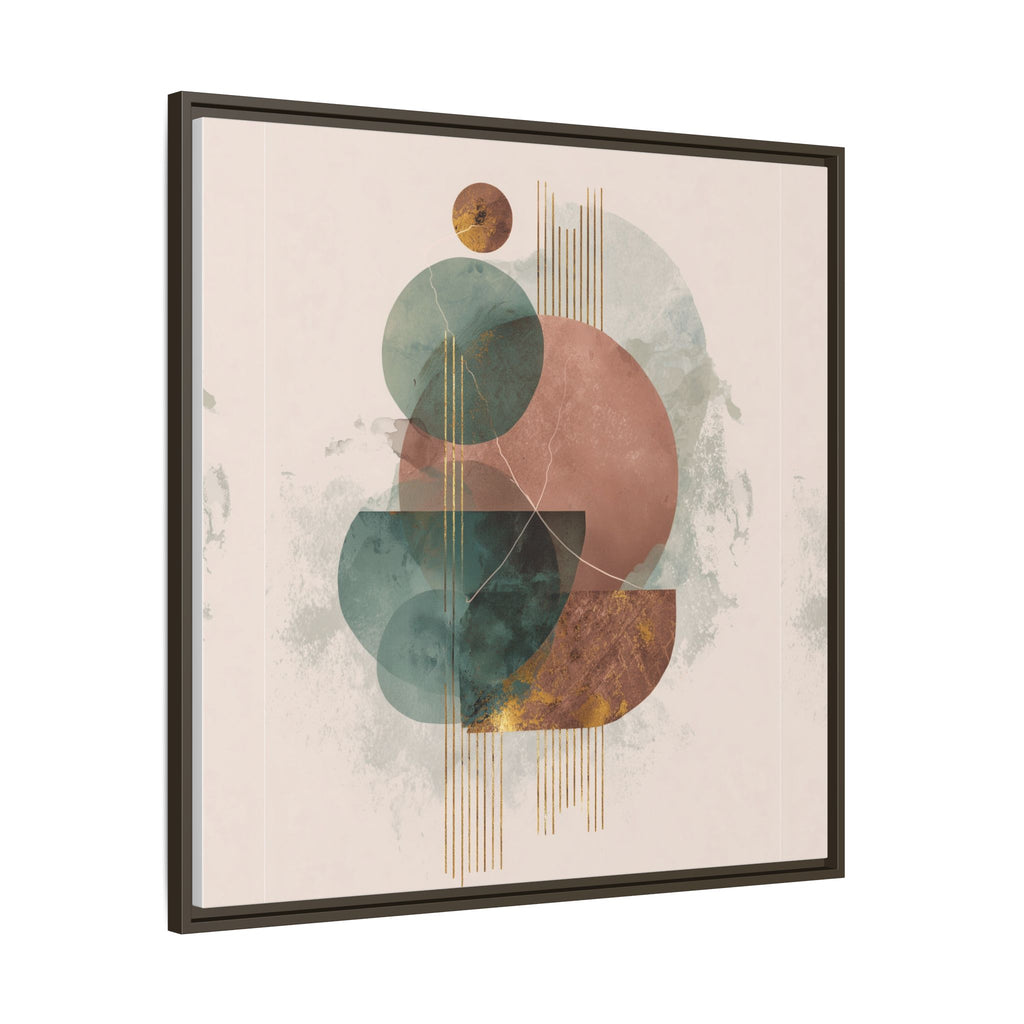 Translucent Geometries: Abstract Circles, Mid-Century Minimalism, Watercolor Layers   |   Custom Orders Accepted