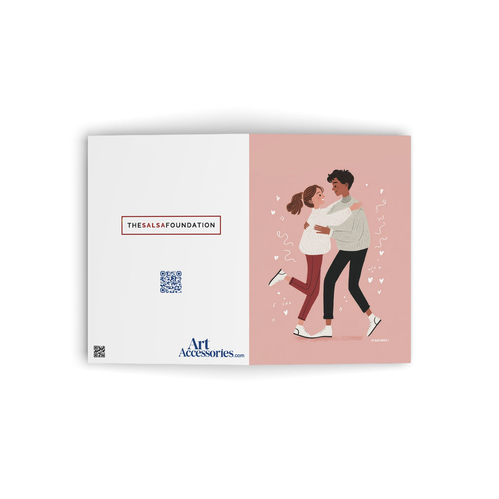 Christmas Salsa Dancing Greeting Card