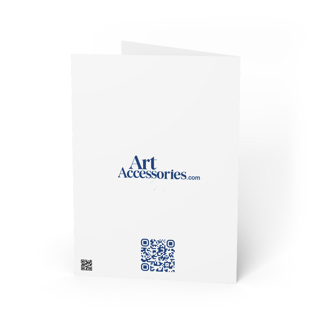 Wedding Wishes Greeting Card — Red Heart Illustration