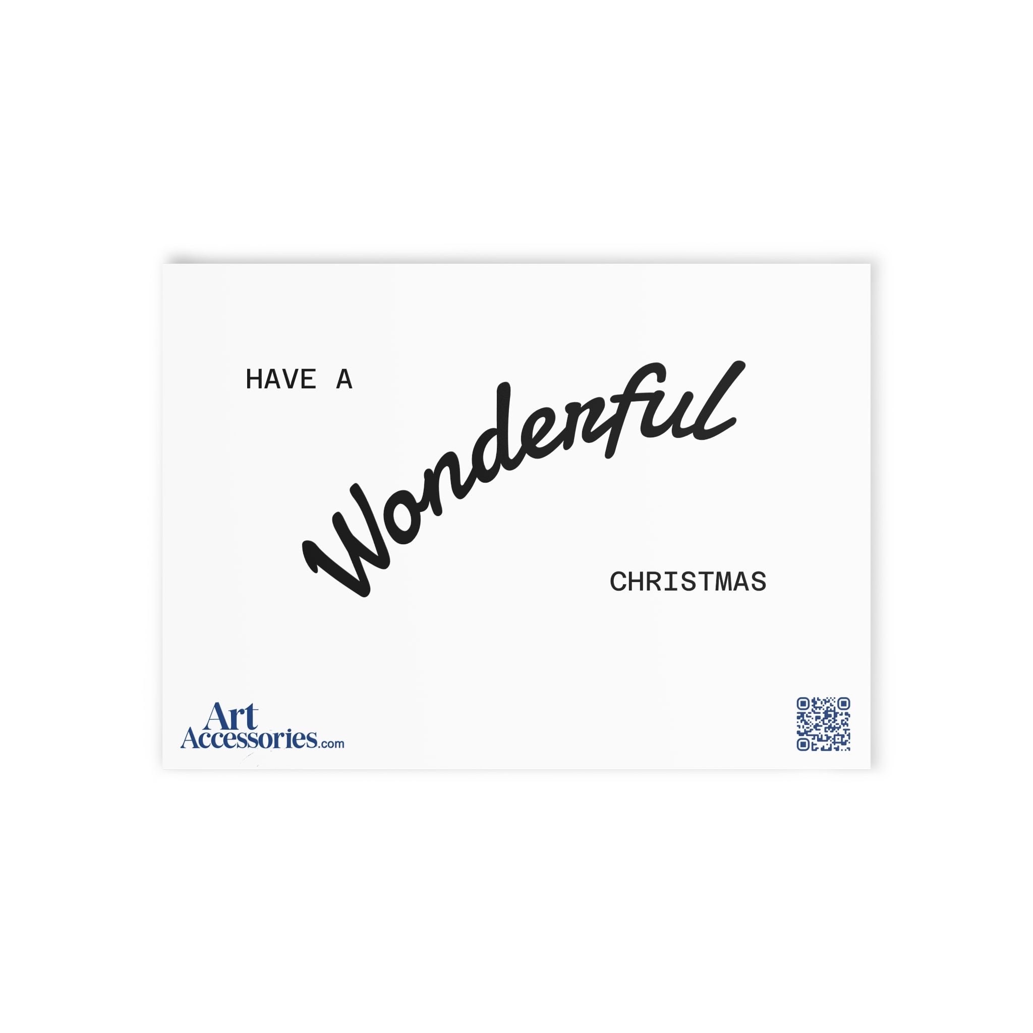 Traditional Christmas Two-Sided Holiday Cards with Classy Present Design, Perfect for Christmas Greetings, Festive Seasonal Wishes