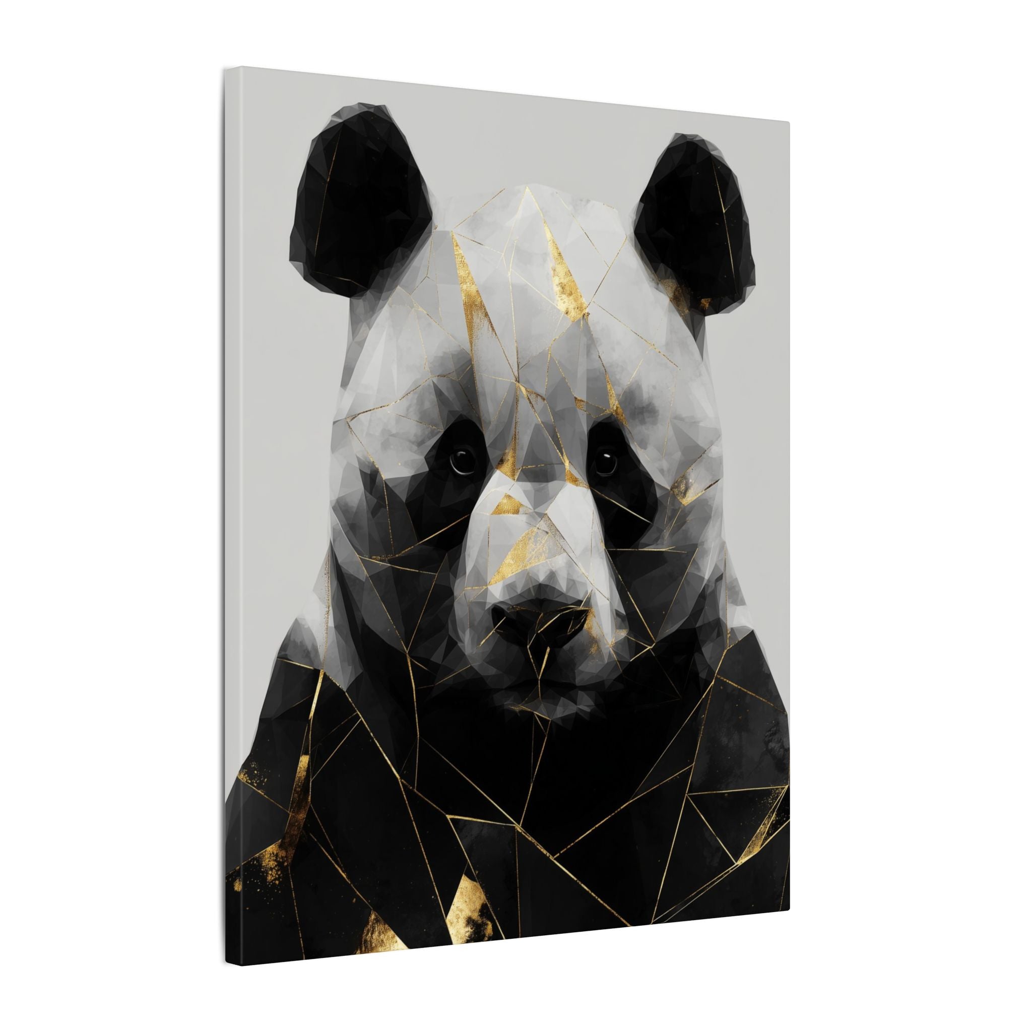 Fractal Panda: Geometric Wildlife Art, Polygonal Portrait, Modern Digital Design   |  Personalized & Custom Orders Available