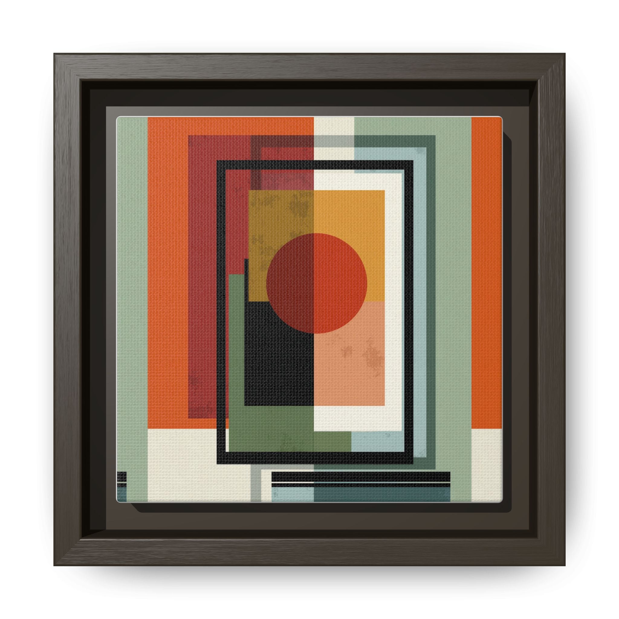 Geometric Harmonies: Mid-Century Modern Composition, Constructivist Inspiration, Abstract Rectangular Interplay   |   Custom Orders Accepted
